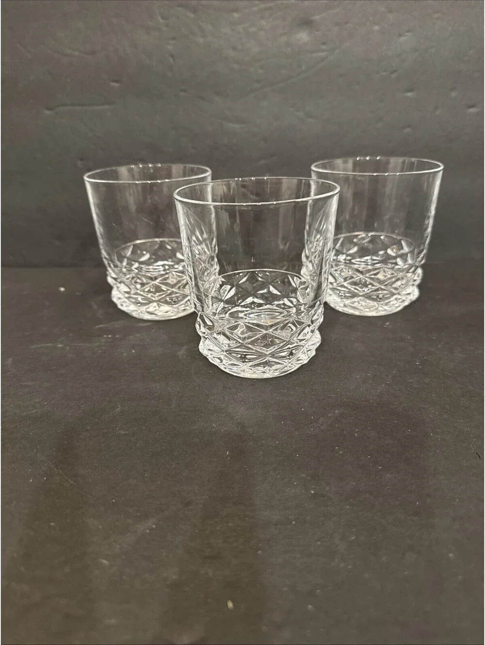 Cristal D'Arques (3) Durand Diamond 10 Oz Double Old Fashioned